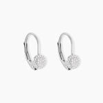 Boucles D'oreilles Pendantes Ursilla Or Blanc Diamants - Pendantes Femme | Marc Orian