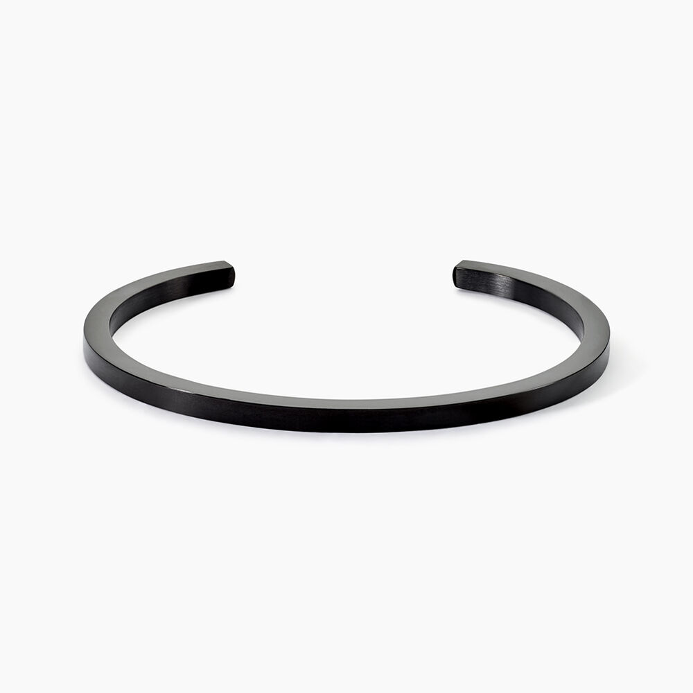 Jonc Jourdan Teno Acier Noir - Bracelets joncs Homme | Marc Orian
