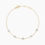 Bracelet Veasna Or Jaune Topaze - Bracelets cha&icirc;nes Femme | Marc Orian