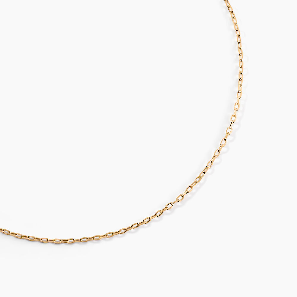 Cha&icirc;ne Vince Plaqu&eacute; Or Jaune - Colliers fantaisie Femme | Marc Orian