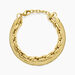Bracelet Maddalena Acier Jaune - Bracelets mailles Femme | Marc Orian