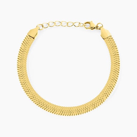 Bracelet Hera Melitta Acier Doré - Bracelets mailles Femme | Marc Orian