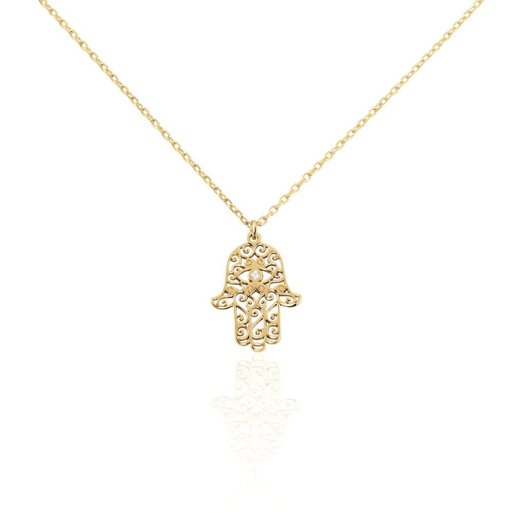 Collier Lucian Plaqué Or Oxyde De Zirconium - Colliers avec pierres Femme | Marc Orian