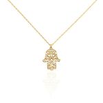 Collier Lucian Plaqu&eacute; Or Oxyde De Zirconium - Colliers avec pierres Femme | Marc Orian