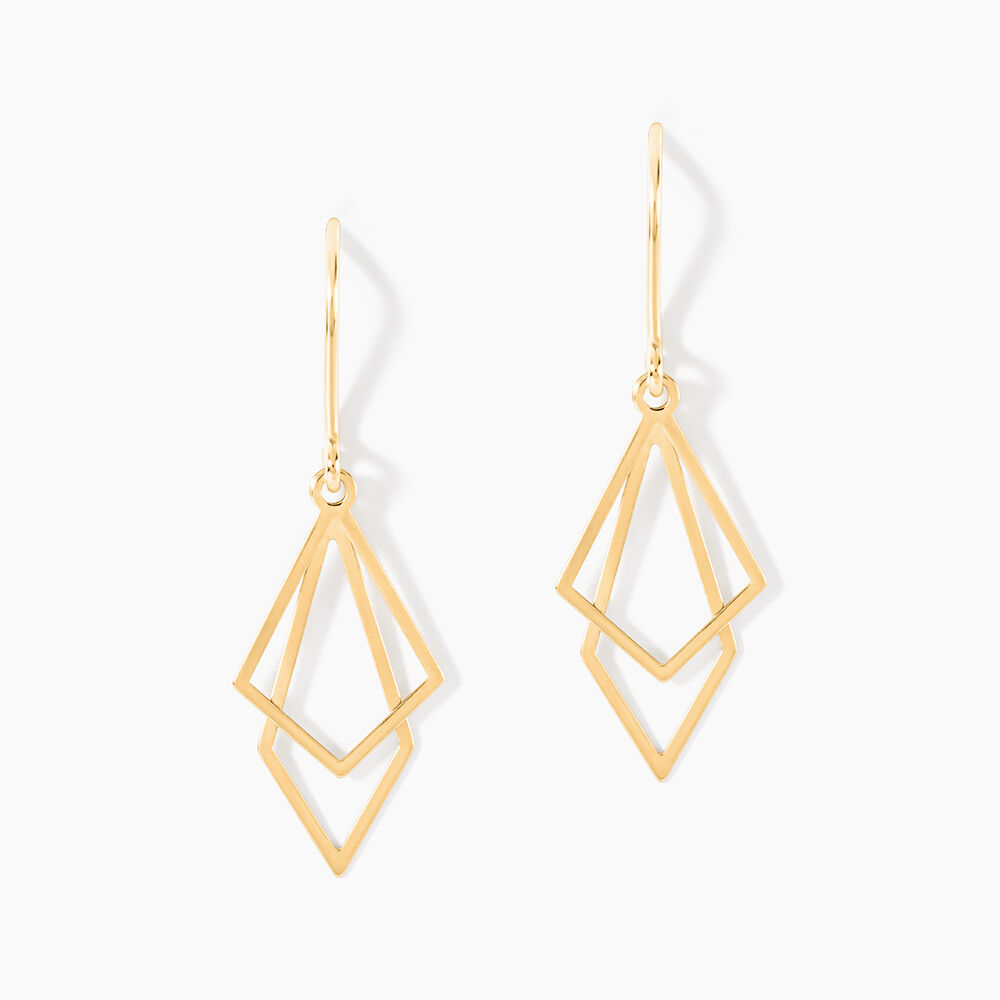 Boucles D'Oreilles Pendantes Menes Or Jaune - Pendantes Femme | Marc Orian