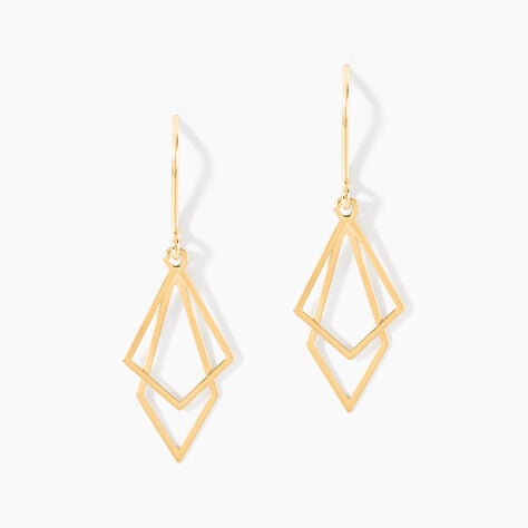 Boucles D'Oreilles Pendantes Menes Or Jaune - Pendantes Femme | Marc Orian