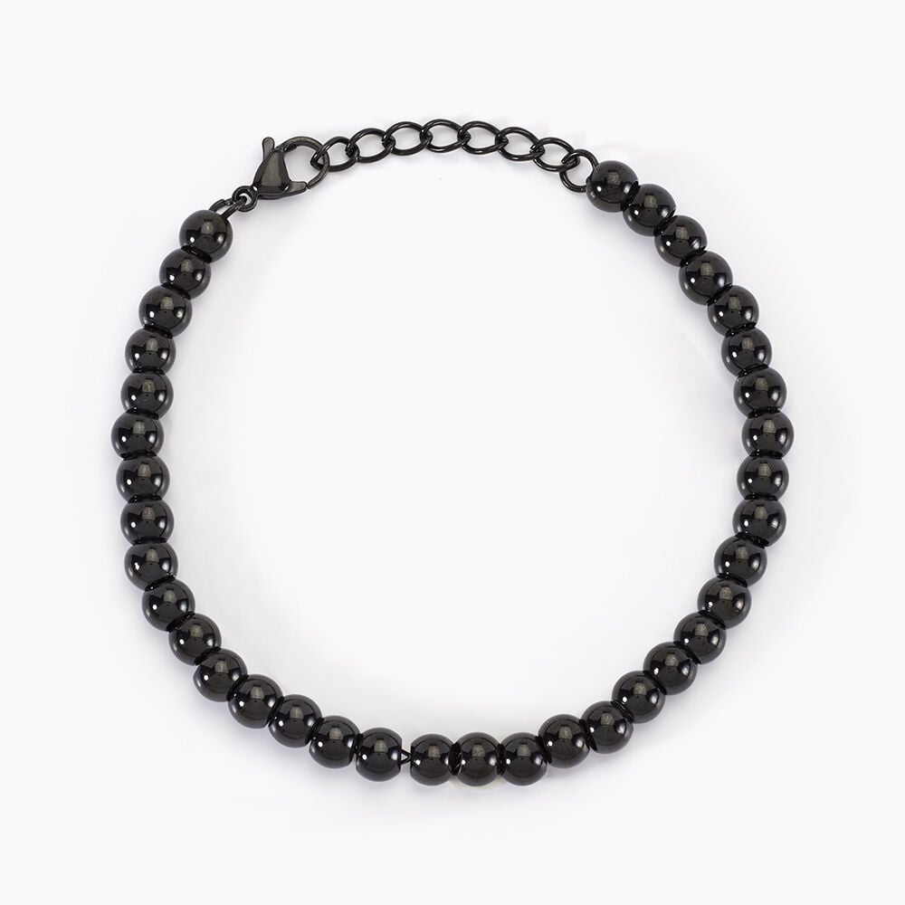 Bracelet Acier Noir Daryll - Bracelets cha&icirc;nes Homme | Marc Orian