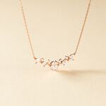 Collier Wanda Argent Rose Oxyde De Zirconium - Colliers avec pierres Femme | Marc Orian