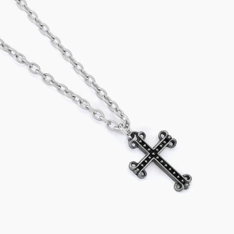 Collier Jodoc Acier Blanc - Colliers fantaisie Homme | Marc Orian