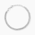 Bracelet Janelle Argent Blanc - Bracelets fantaisie Femme | Marc Orian
