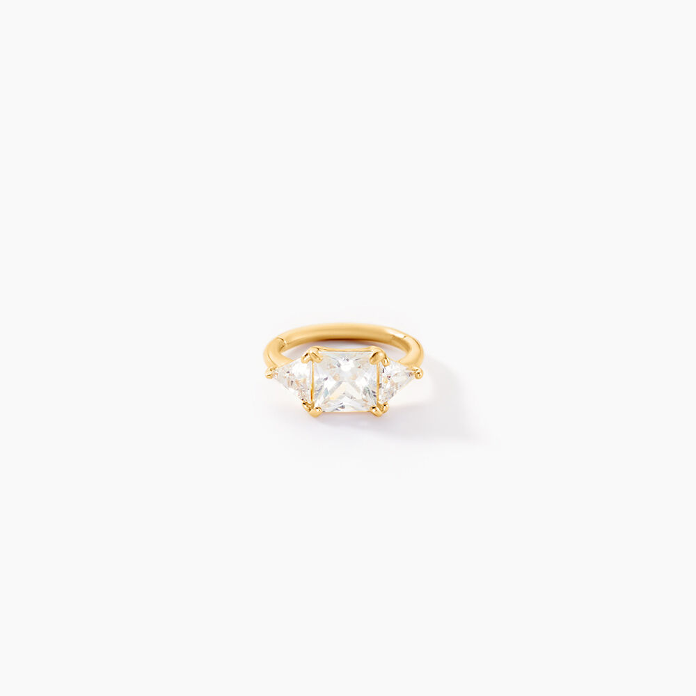 Piercing D'oreille Unitaire Derval Or Jaune Oxyde De Zirconium - Piercings Femme | Marc Orian