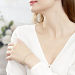 Bracelet Dami Maille Grain De Cafe Or Tricolore - Bracelets mailles Femme | Marc Orian