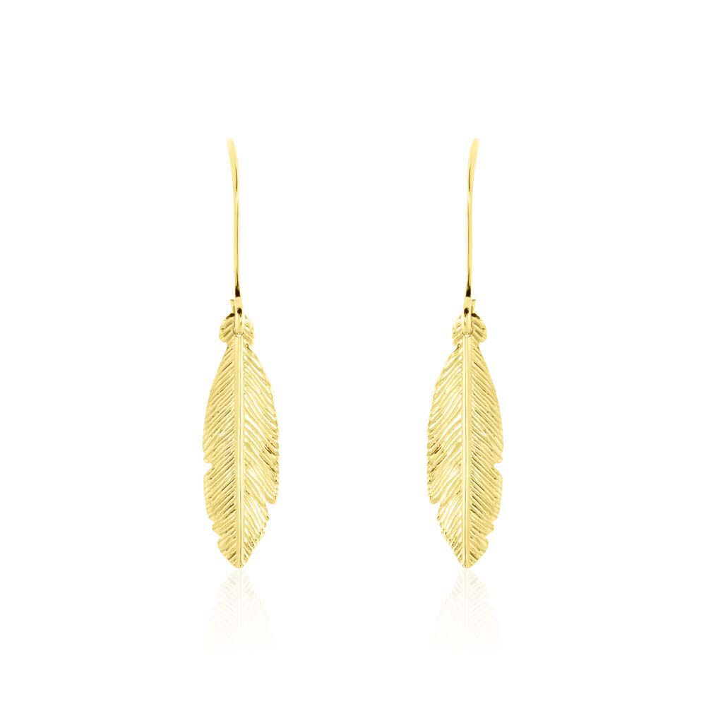 Boucles D'oreilles Pendantes Delphinium Or Jaune - Pendantes Femme | Marc Orian