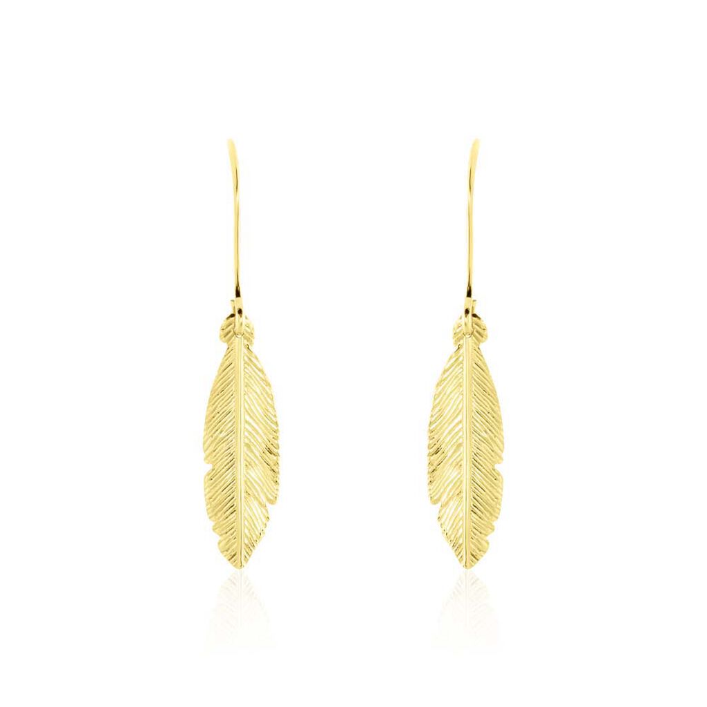 Boucles D'oreilles Pendantes Delphinium Or Jaune - Pendantes Femme | Marc Orian