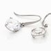 Boucles D'oreilles Pendantes Or Blanc Aedhan Oxydes - Pendantes Femme | Marc Orian