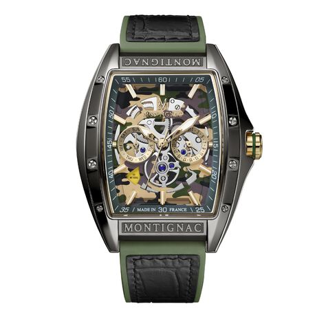 Montre Montignac Tonneau Multicolore - Montres étanches Homme | Marc Orian