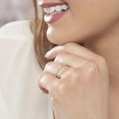 Bague Adali Argent Blanc Oxyde De Zirconium - Bague fantaisie Femme | Marc Orian