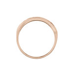 Demi Alliance Davila Or Rose Oxyde - Alliances avec pierres Femme | Marc Orian