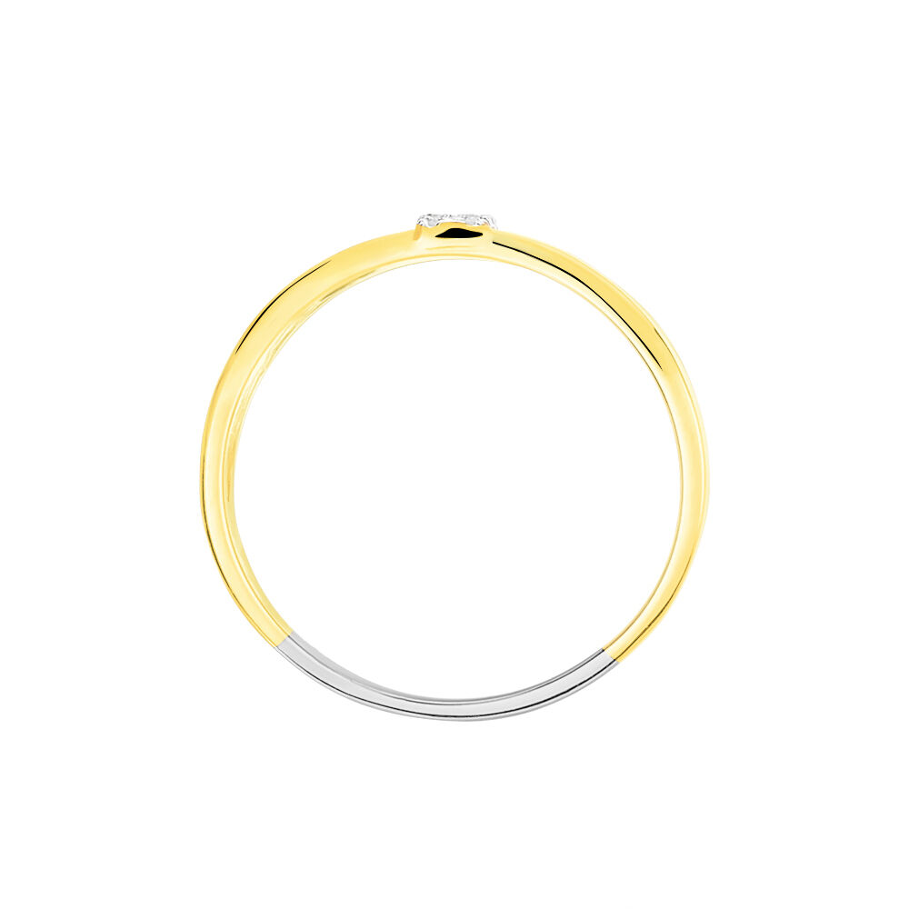 Bague Rainbow Or Tricolore Diamant - Bagues pierres précieuses Femme | Marc Orian