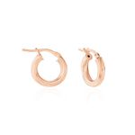 Cr&eacute;oles Maia Argent Rose - Cr&eacute;oles Femme | Marc Orian