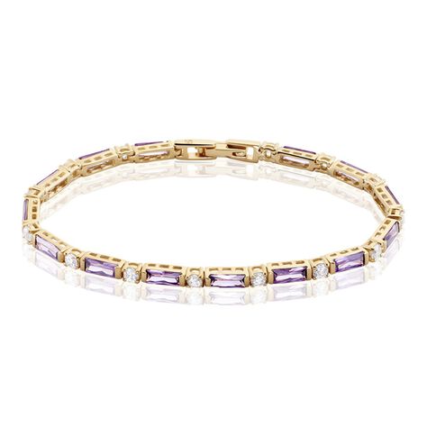 Bracelet Luteciaae Plaqué Or Jaune Oxyde De Zirconium - Bracelets chaînes Femme | Marc Orian