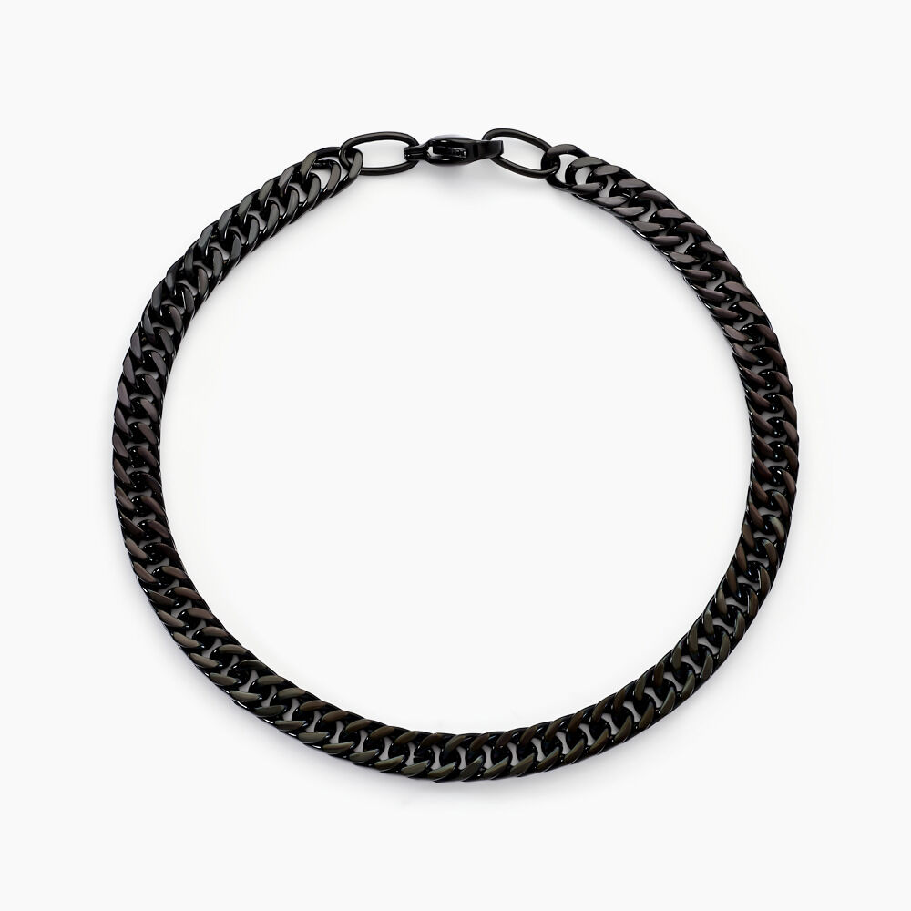 Bracelet Torino Acier Noir - Bracelets cha&icirc;nes Homme | Marc Orian