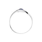 Bague Tamyra Or Blanc Saphir - Solitaires Femme | Marc Orian