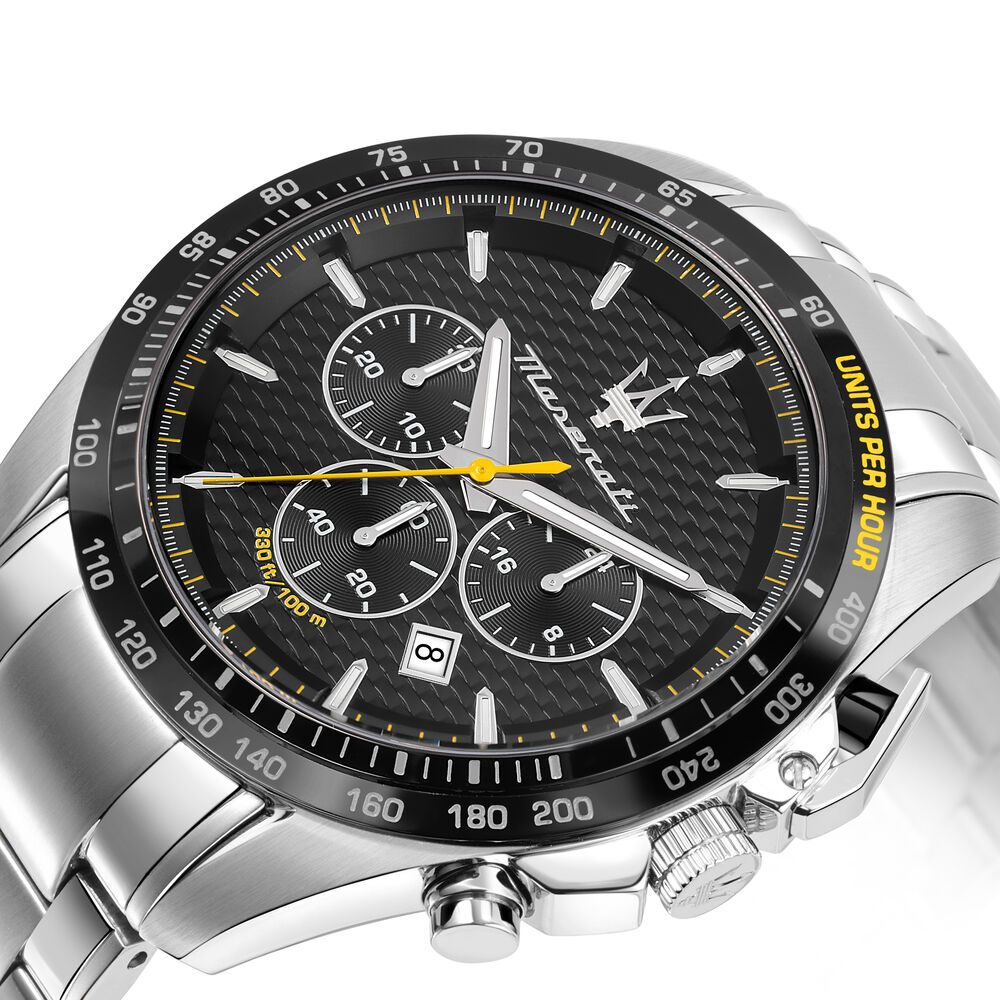 Montre Maserati Traguardo Noir - Montres étanches Homme | Marc Orian