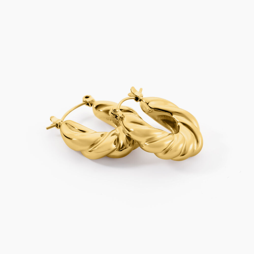 Créoles Melrose Acier Jaune - Créoles Femme | Marc Orian