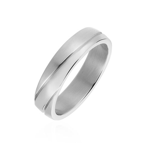 Bague Acier Blanc - Bagues Homme | Marc Orian
