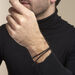 Bracelet Calvino Acier Blanc - Bracelets cuir Homme | Marc Orian