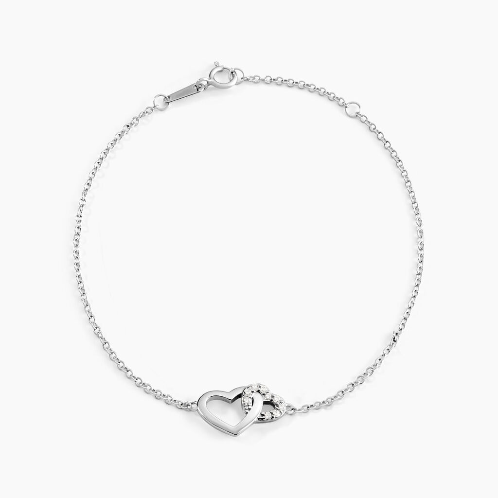Bracelet Azylis Argent Blanc Oxyde De Zirconium - Bracelets fantaisie Femme | Marc Orian