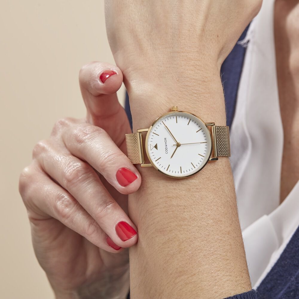 Montre Codhor Cindy Blanc - Montres étanches Femme | Marc Orian