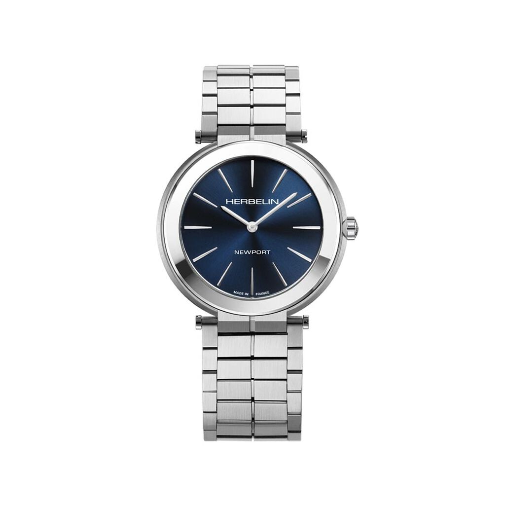 Montre Herbelin Newport Slim Bleu - Montres &eacute;tanches Homme | Marc Orian