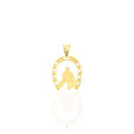 Pendentif Egide Fer A Cheval Or Jaune - Pendentifs Femme | Marc Orian