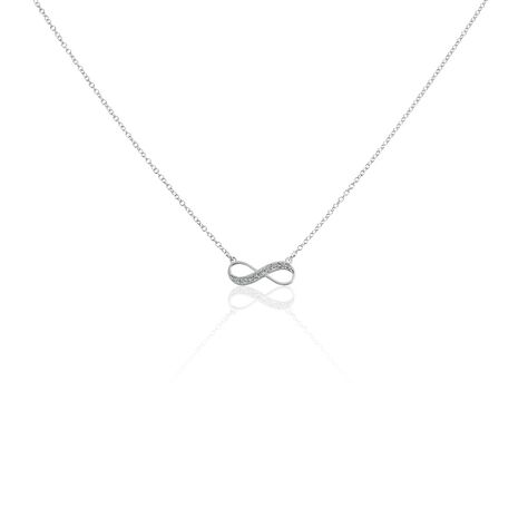 Collier Zelma Argent Blanc - Colliers Femme | Marc Orian