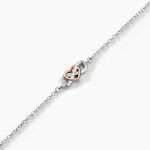 Bracelet Amuri Argent Bicolore Oxyde De Zirconium - Bracelets fantaisie Femme | Marc Orian