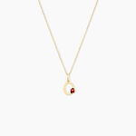 Pendentif Helidie Coccinelle Lettre Or Jaune - Pendentifs Enfant | Marc Orian
