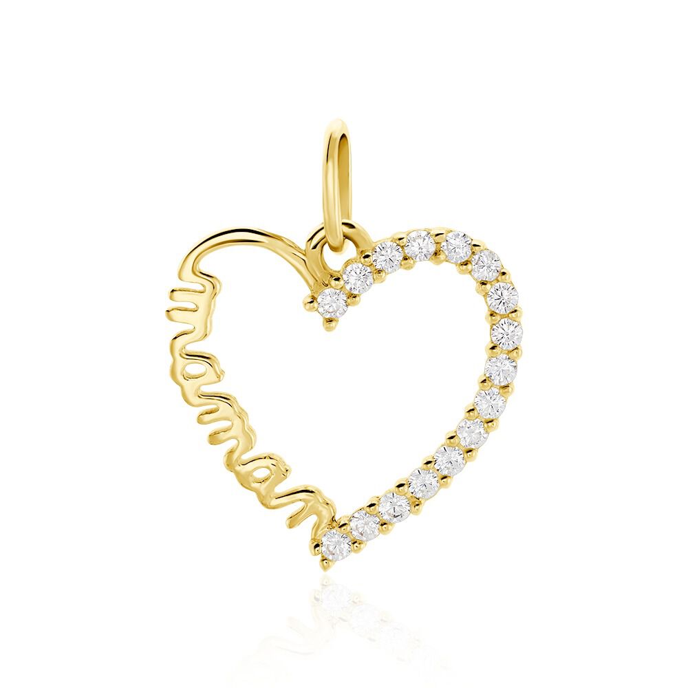 Pendentif Chiela Or Jaune Oxyde De Zirconium - Pendentifs Femme | Marc Orian