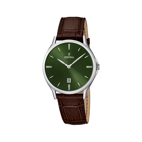 Montre Festina Classics 39 Vert - Montres &eacute;tanches Homme | Marc Orian