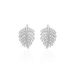 Boucles D'oreilles Pendantes Gabrielle Argent Blanc Oxyde De Zirconium - Pendantes Femme | Marc Orian