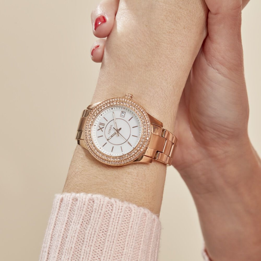 Montre fossil pour sale femme
