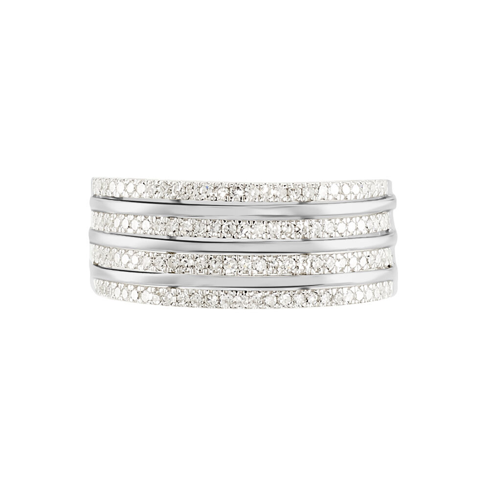 Bague Rayanna Or Blanc Diamant - Bagues pierres précieuses Femme | Marc Orian