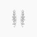 Boucles D'oreilles Pendantes Argent Blanc Precieux Flocon Oxyde - Pendantes Femme | Marc Orian