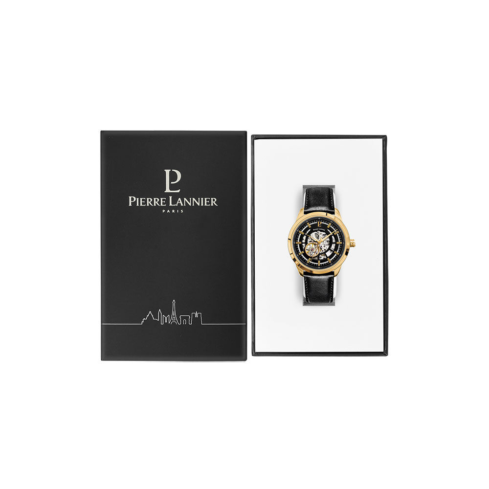 Montre Pierre Lannier Automatique Noir - Montres automatiques Homme | Marc Orian
