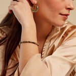 Bracelet Acier Dor&eacute; Jaspe Africain - Bracelets cha&icirc;nes Femme | Marc Orian