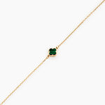 Bracelet Stellya Or Jaune Malachite - Bracelets cha&icirc;nes Femme | Marc Orian
