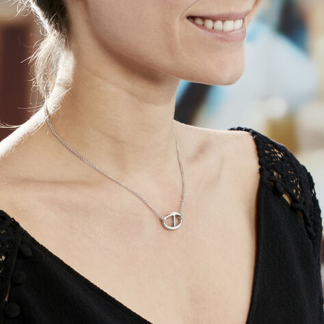 Collier Abdon Argent Blanc - Colliers Femme | Marc Orian