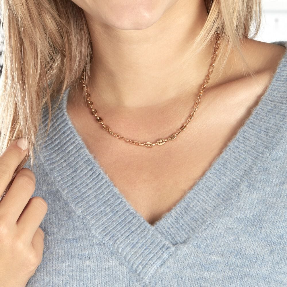 Collier William Plaqué Or Jaune - Chaines Femme | Marc Orian