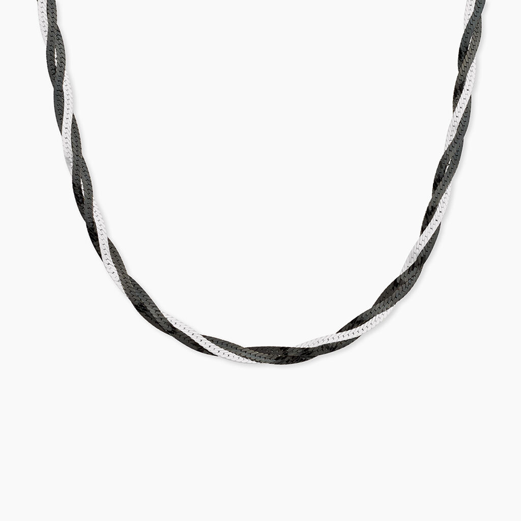 Collier Ehud Argent Bicolore - Colliers fantaisie Femme | Marc Orian